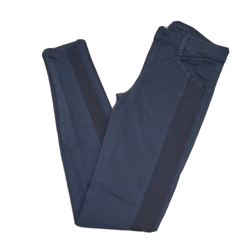 J Brand Kinsey Two Tone Navy Blue Skinny Jeans